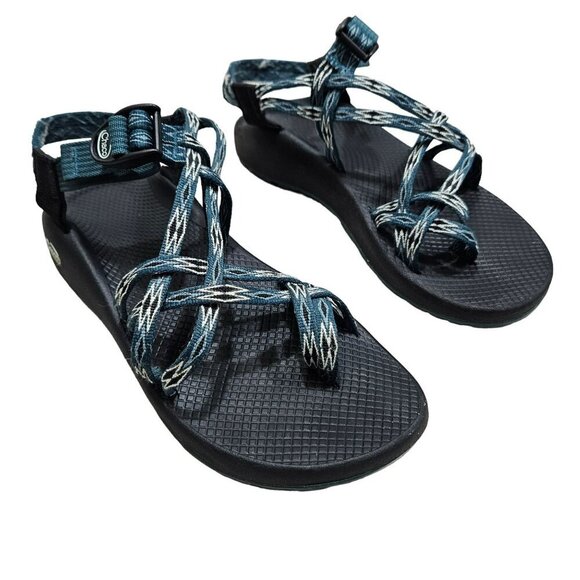 Chaco Womens Z/2 Classic‎ Sandal With Adjustable Straps Vibram Sole Teal size 11 - Picture 1 of 10